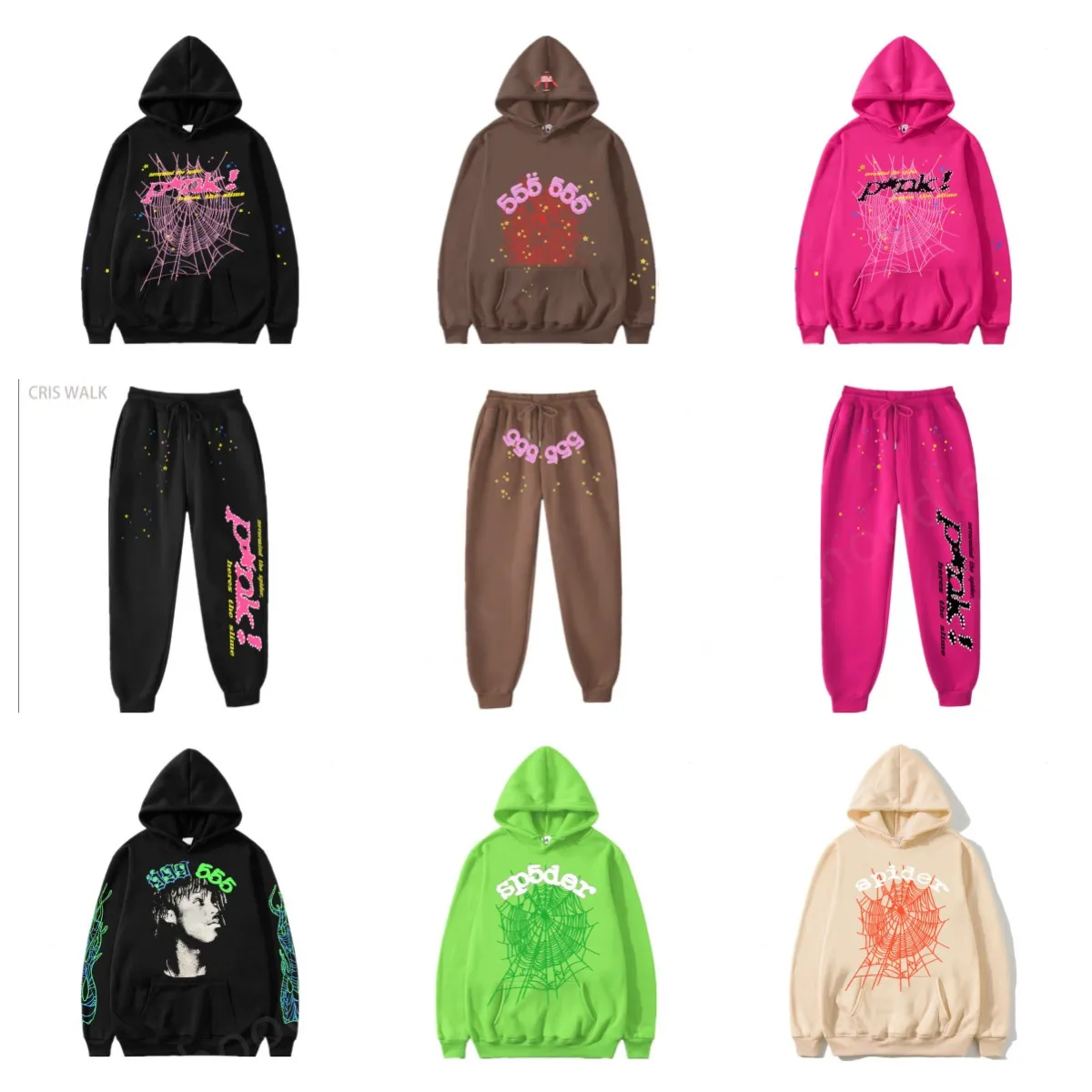 DHgate.com:Pink Young Thug Sp5der Tracksuit 555555 Men Women DHgate.com:Pink Young Thug Sp5der Tracksuit 555555 Men Women