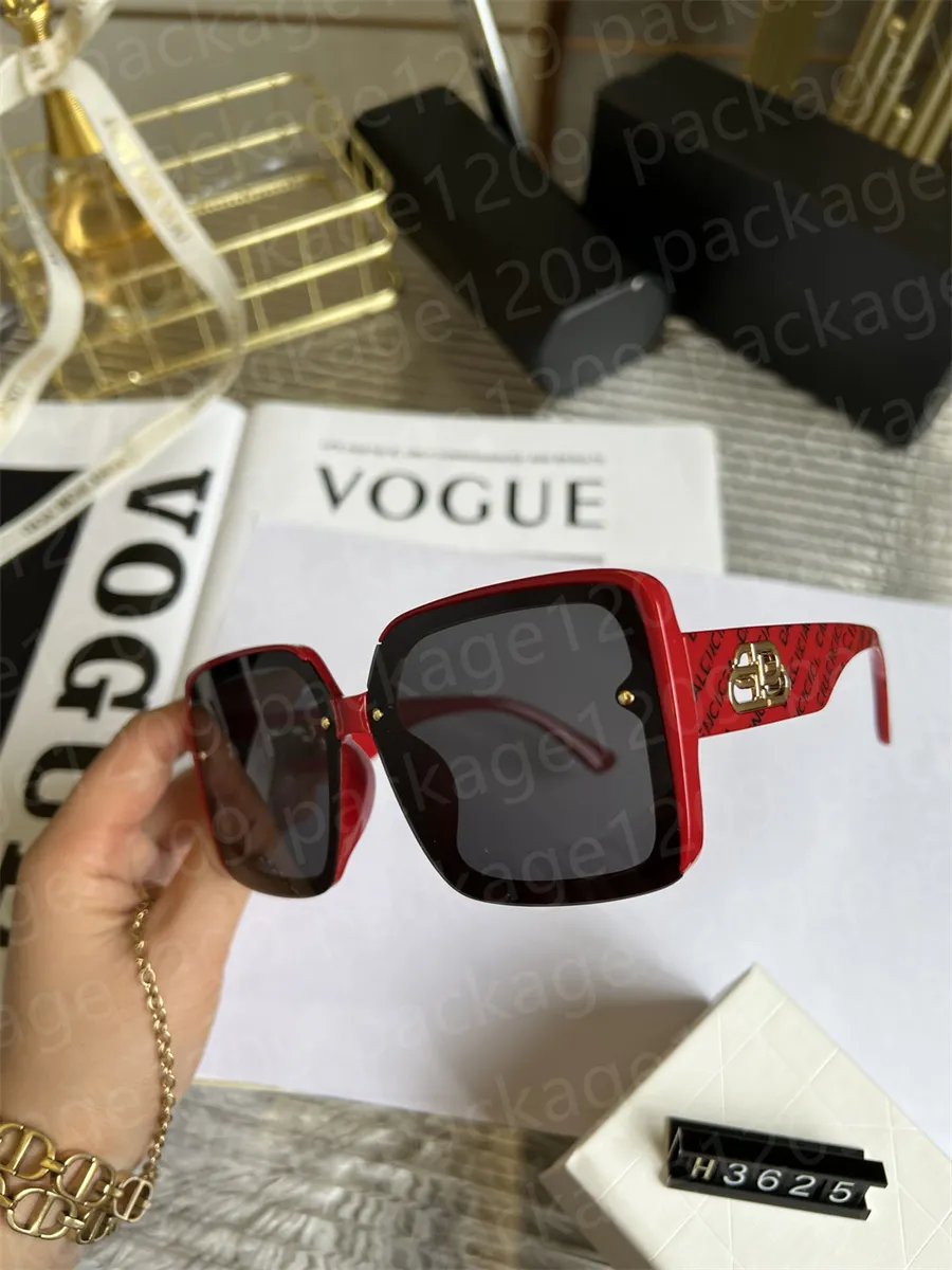 Luxus Sonnenbrille 2023 Männer Frauen Modedesigner Quadratische Spiegellinse Sonnenbrille Unisex Klassischer Stil 3625 UV400 Schutzlinse Strand Fahren Eyelgasses 5 Farben ES