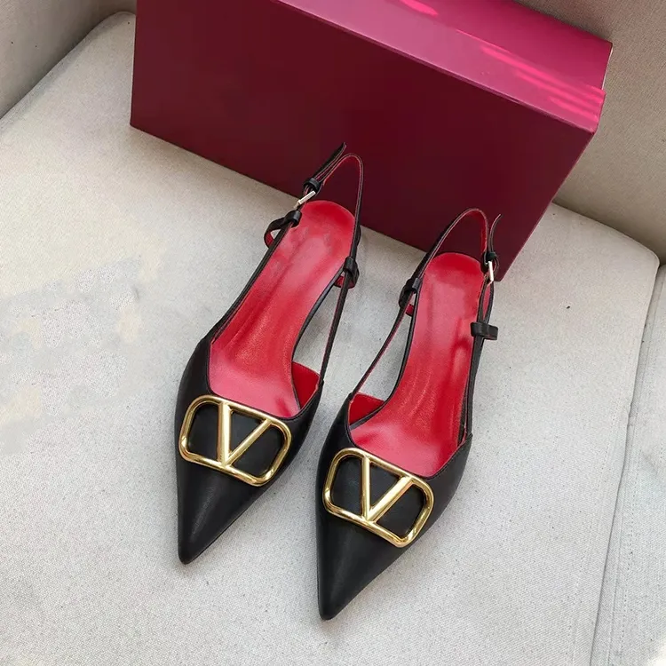 Designer röda klackar kvinnors höga häl sula tunn klack svart naken matt kvinnors skor