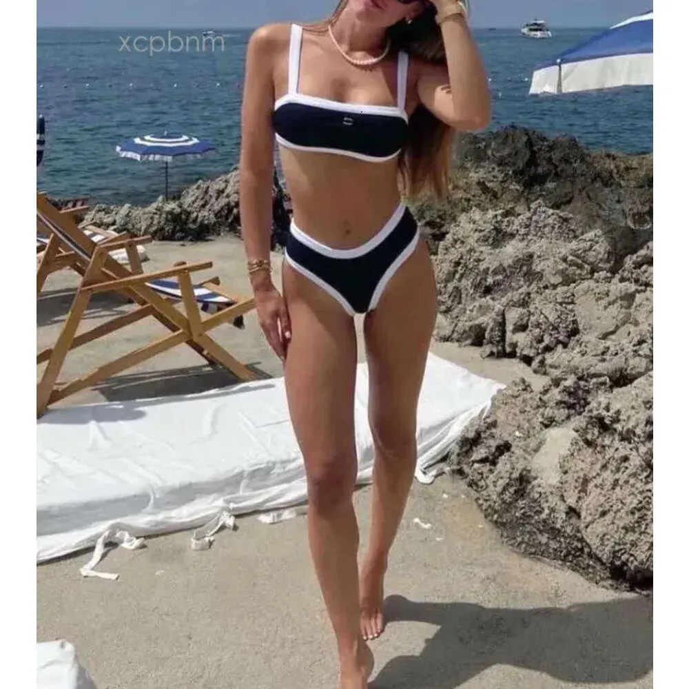 channel cc 23ss Summer Beach Sunshine Women's Swimwear Designer High-end Bikini Channel Letter Diamond Ing Sexy One-piece Swimsuit Two-piece