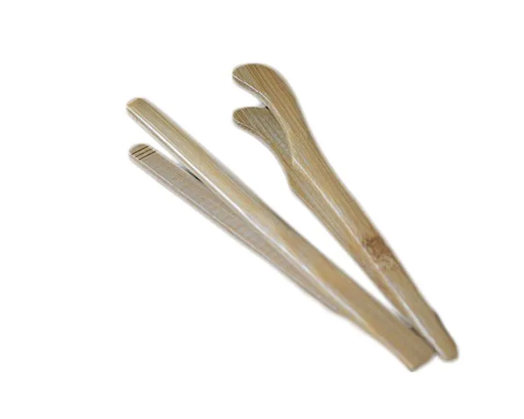 18 cm naturligt bambu te clip handgjorda te tweezer scoop high qaulity kinesiska bambu te pinnar verktyg ll