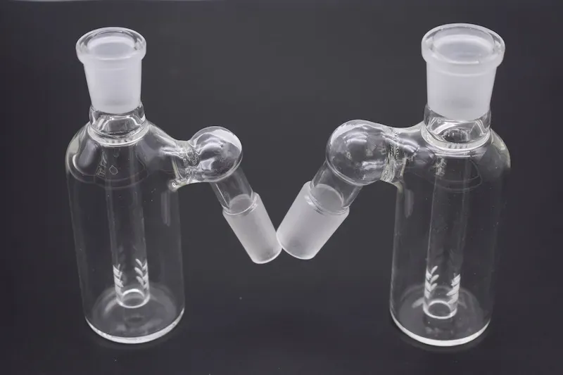 45 graus 14mm 18mm ashcatcher tubos de água de vidro matriz percolador barato coletor de cinzas inebriante plataforma de petróleo fumar água tabaco bong tubo LL