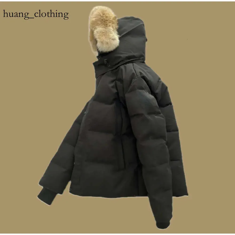 Canada Puffer Jackets Designer da uomo Vera pelliccia di coyote Outdoor Wyndham Giacca a vento Mooses Knuckles Piumino Fourrure Manteau con cappuccio Giacca piumino 942 581