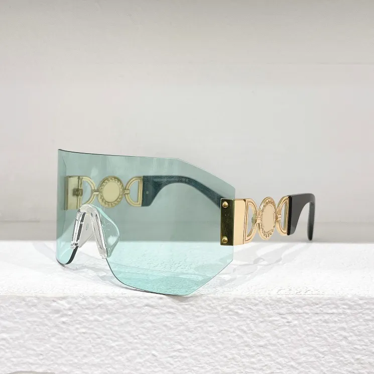 Retro Frameless Sunglasses Summer Fashion Shades for Women Men