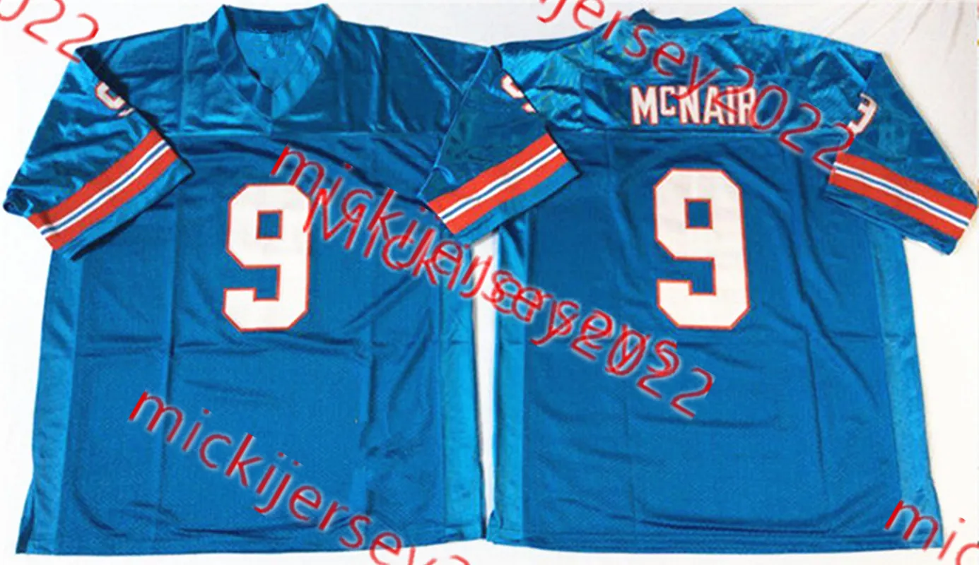 Earl Campbell Eddie George Houston Oilers Football Jersey Mens Stitched 9 Steve McNair 1 Warren Moon Bruce Matthews Houston Jerseys From 15 67 DHgate