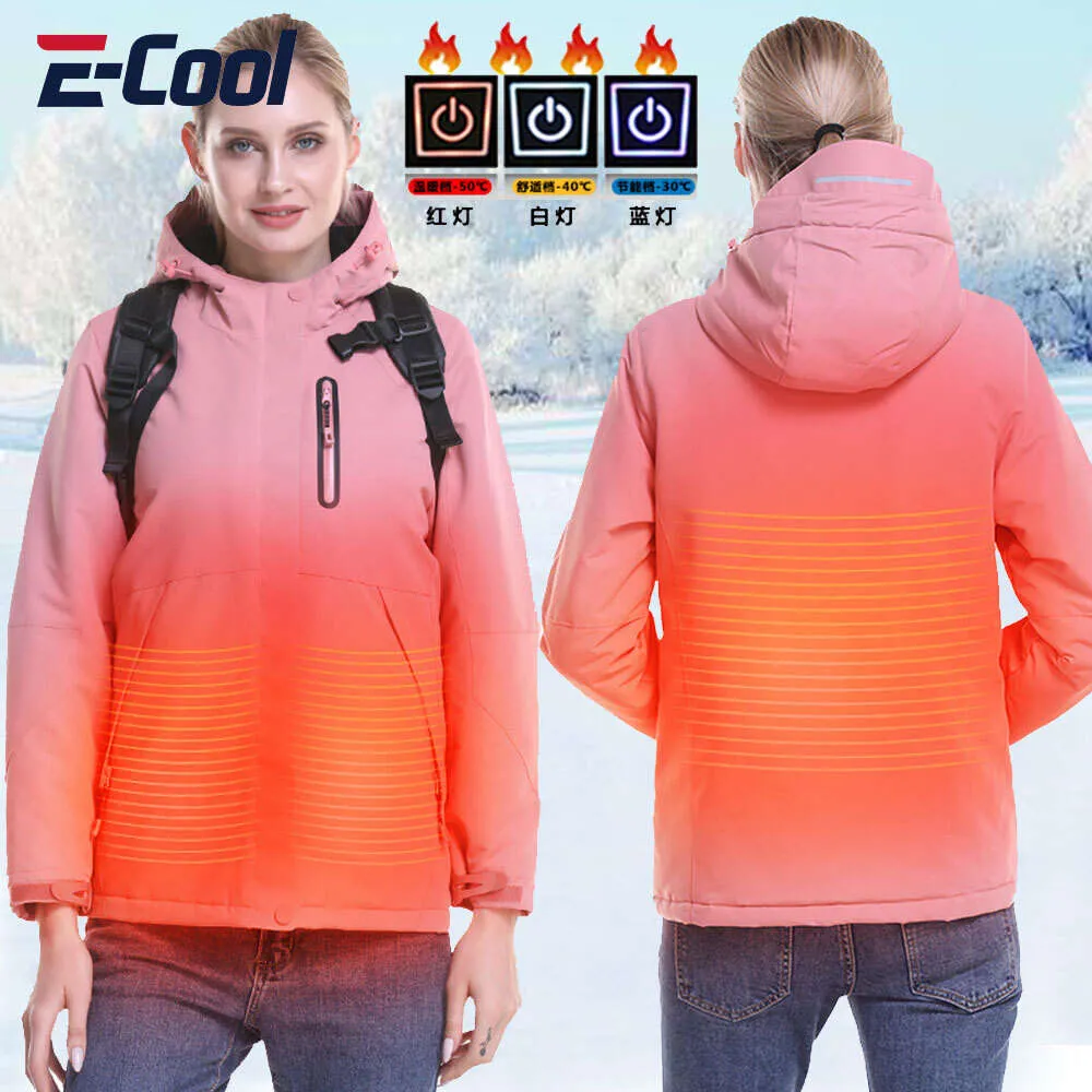 Men S Heated Jacket Women Parka Vest Autumn Winter Cycling Warm Usb Electric Coat Outdoor Sports Vests For Hunting