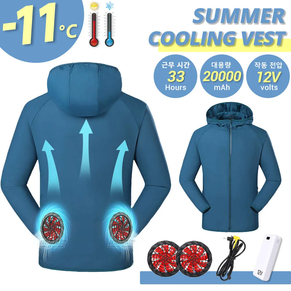 Summer Fan Vest Women S Men Camping Usb Charging Air Conditioning Clothes Cooling For Activities New