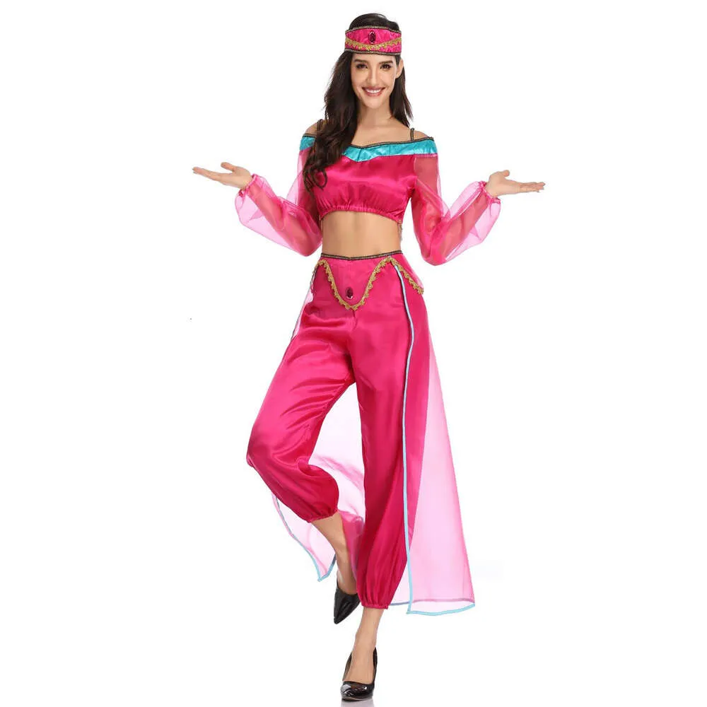 Red Jasmine Costume Adult Adult Jasmine Costume: Arabian