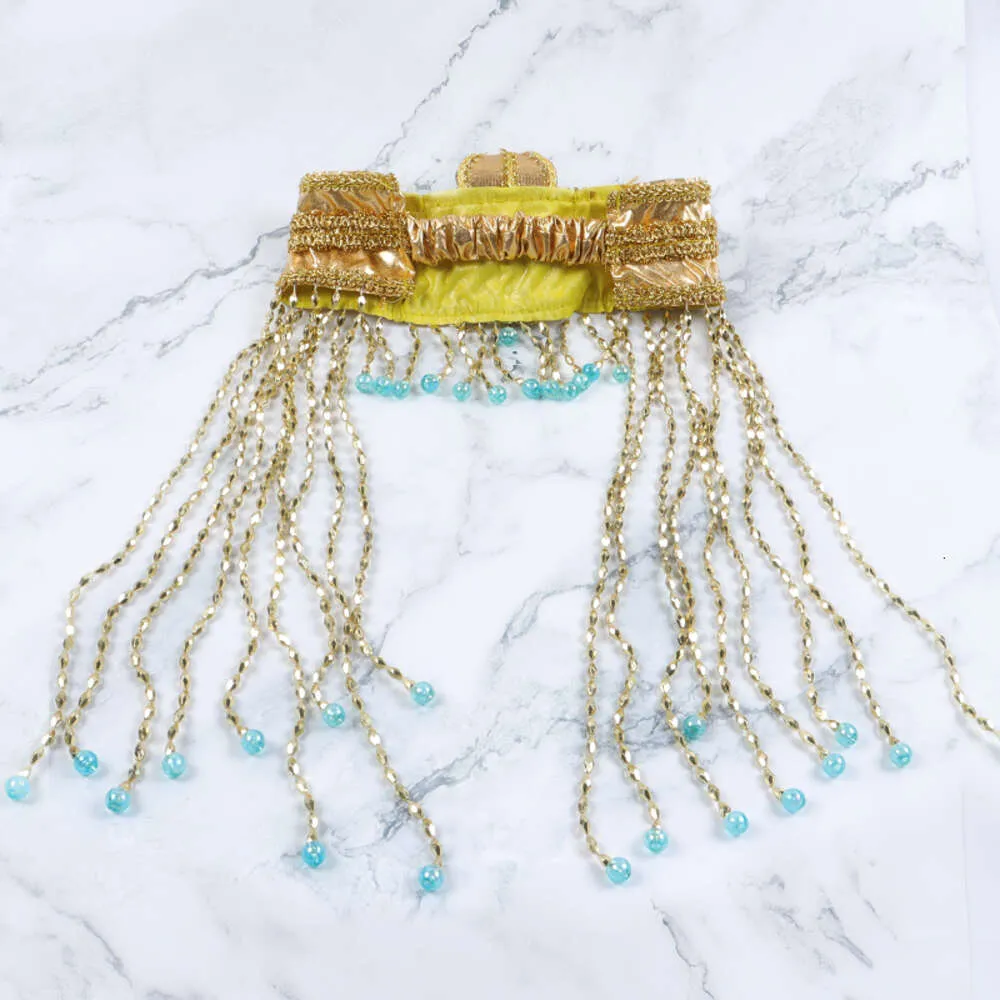 Cosplay Snake Shape Headpiece Egyptian Queen Cleopatra Headdress Headband  Hair Accessories With Beaded Tassel Halloween Cosplay