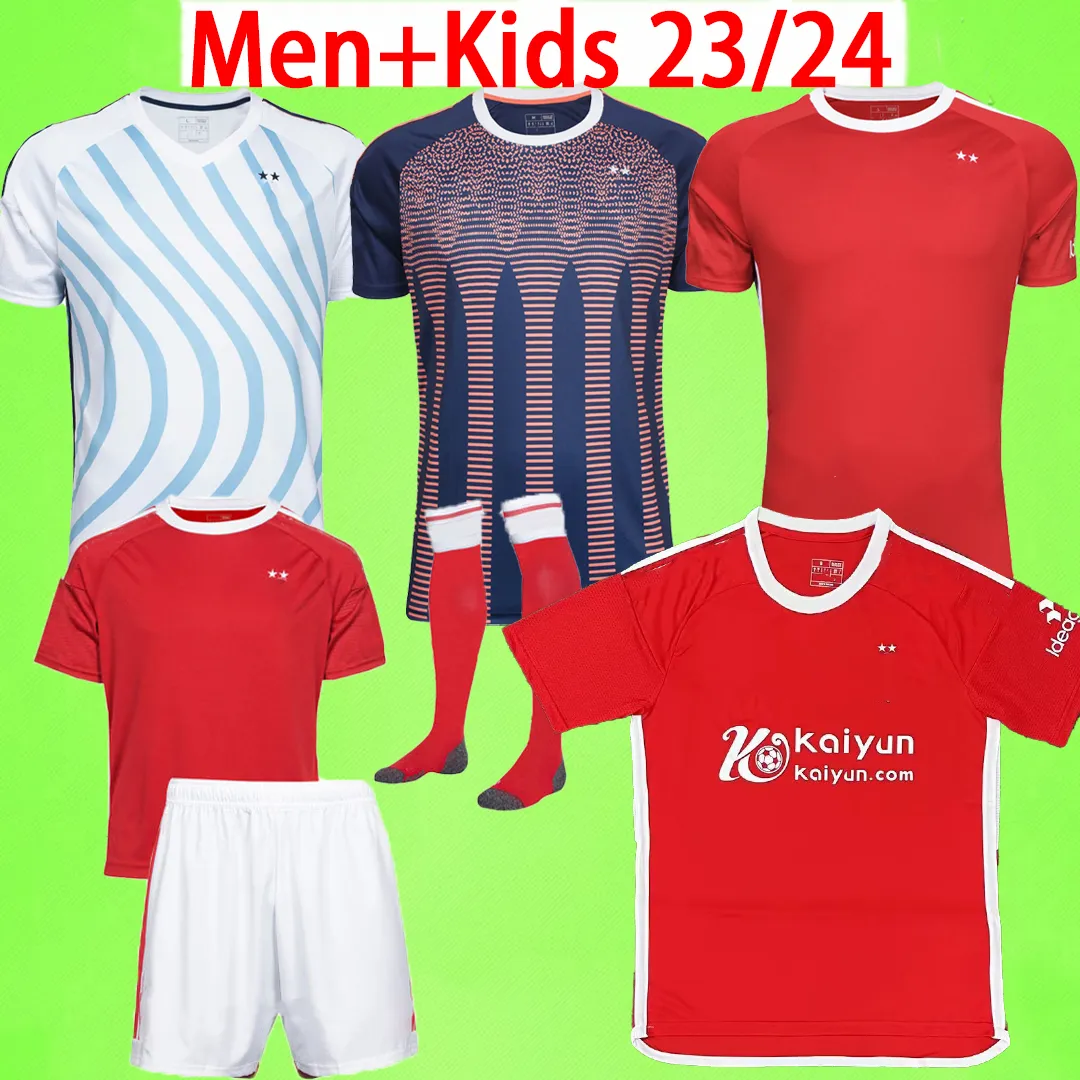 Nottingham 23/24 Soccer Jersey Men Kids Kit Forest Football Shirt AWONIYI JOHNSON MANGALA DANILO YATES GIBBA-WHITE ELANGA WILLIAMS Mckenna
