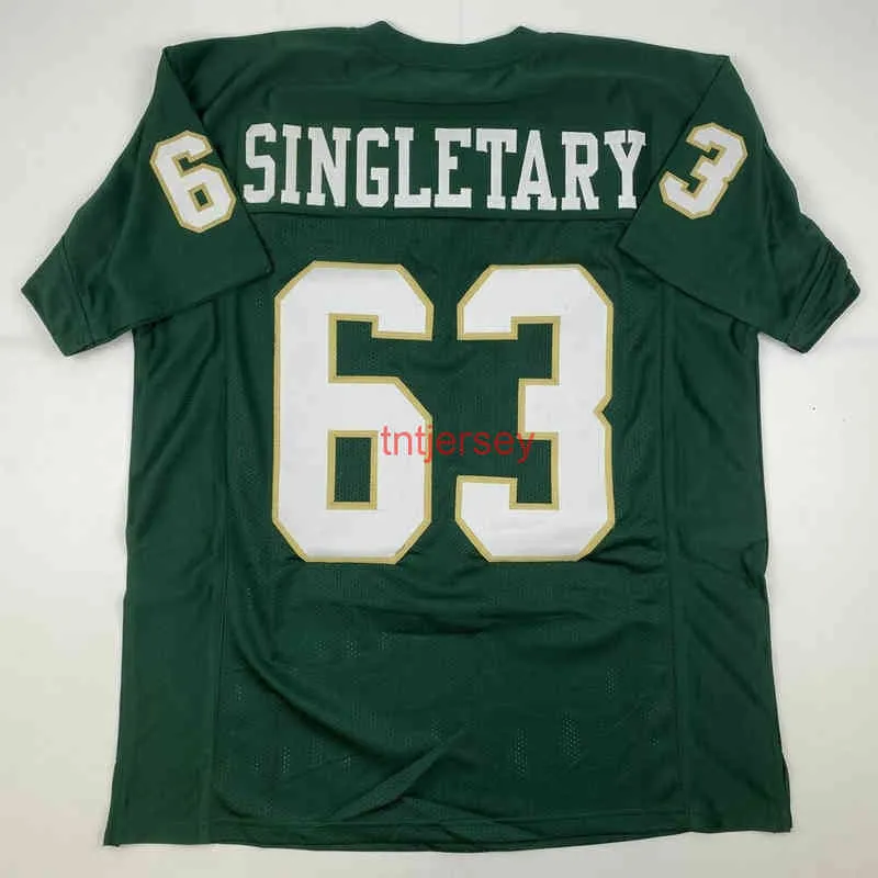 MIT Billiga anpassade nya Mike Singletary Baylor Green College Stitched Football Jersey Lägg till valfritt namnnummer