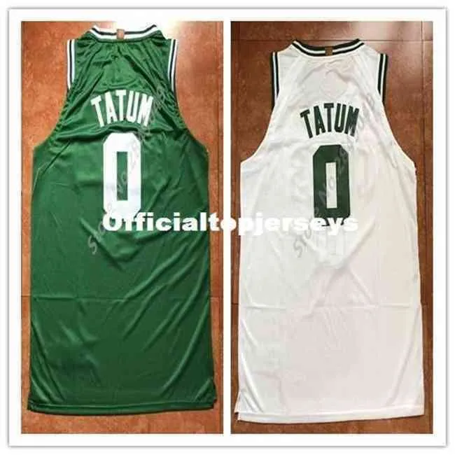 Novos homens # 0 Jayson Tatum Top Basketball Jersey EUA Tamanho Xs-6xl Costurado Melhor Qualidade Colete Jerseys Camisa Colete