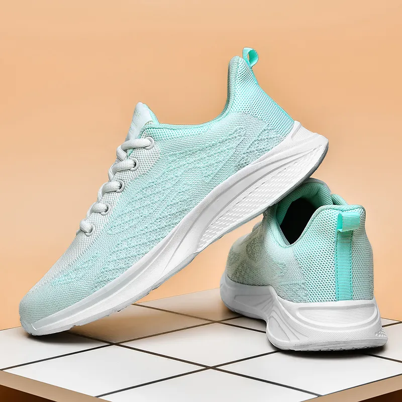GAI Design sense chaussures de marche décontractées à semelles souples chaussures de sport femme 2024 nouvel explosif 100 baskets à semelles souples super légères chaussures couleurs-212 taille 35-42