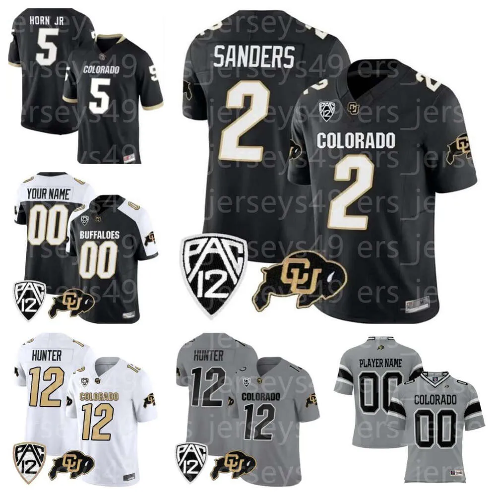 2023 Colorado Buffalo Football Jersey 12 Travis Hunter 1 Cormani Mcclain 13 Sav'ell Smalls 22 Demouy Kennedy 38 Brendan Gant 4 Travis