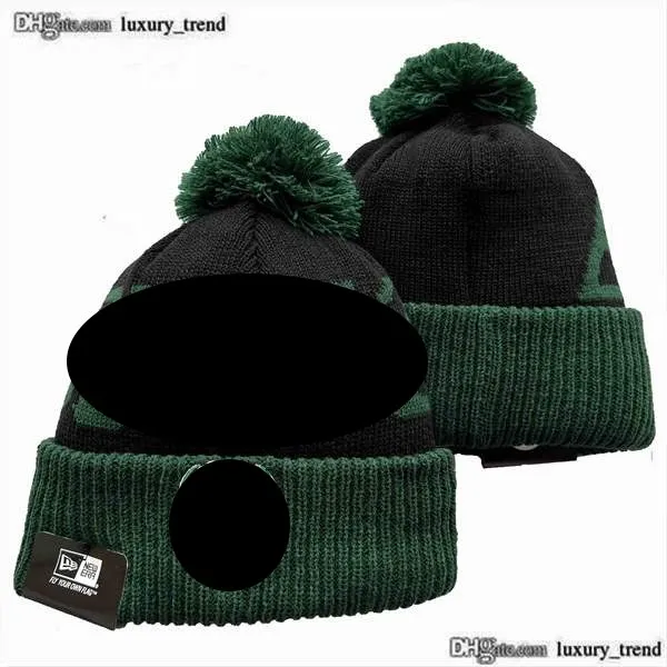 Milwaukee''bucks'bobble Hats 야구 모자 2023-24 패션 디자이너 버킷 모자 chunky 니트 가짜 pom 비니 ''크리스마스 모자