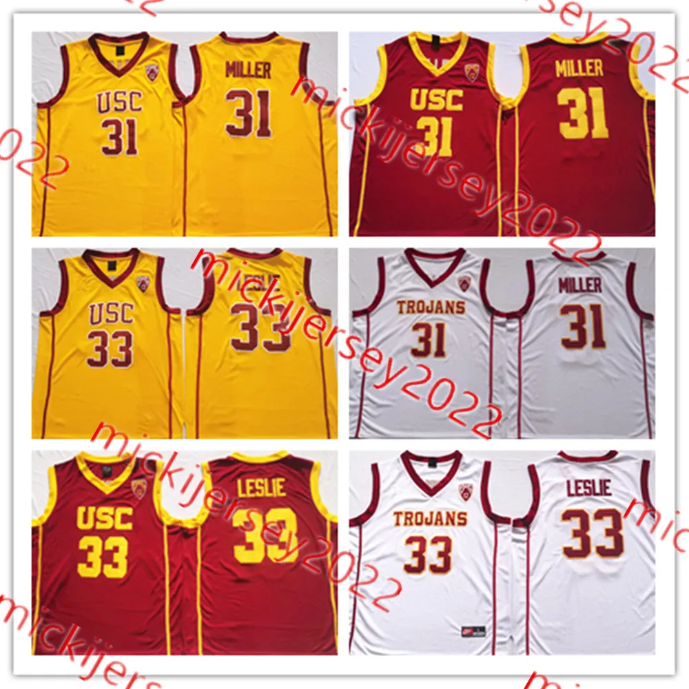 Cheryl Miller USC Trojans Basketball Jersey 33 Lisa Leslie koszulki zszyte męskie s-3xl