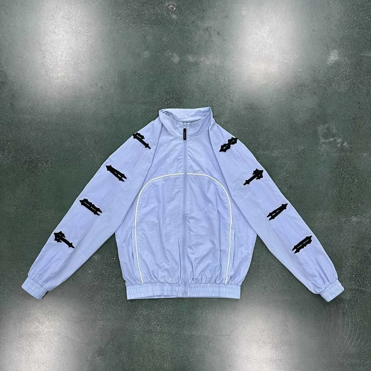 Hot koop 2023 Nieuwe Trap star Trui Lichtblauw Set irongate shellsuit 2.0 Bovenkleding Mode Heren