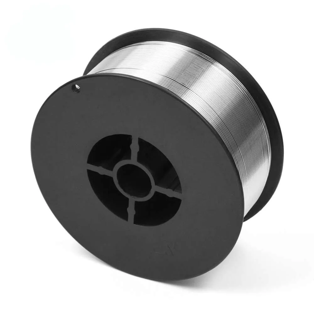 Fio de núcleo de fluxo de 0.5kg/1kg, fios sem gás, soldagem de ferro, aço carbono, 0.8mm, acessórios de soldador mig para solda E71T-GS