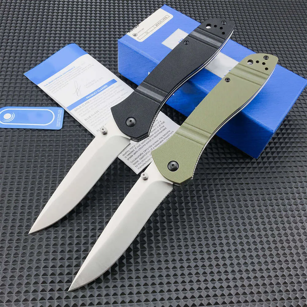 BM 710 McHenry Williams Pocket Folding Knife D2 Blade G10 Handle Suvival Camping Hunting Sharp Knives Militära EDC Tool Gifts