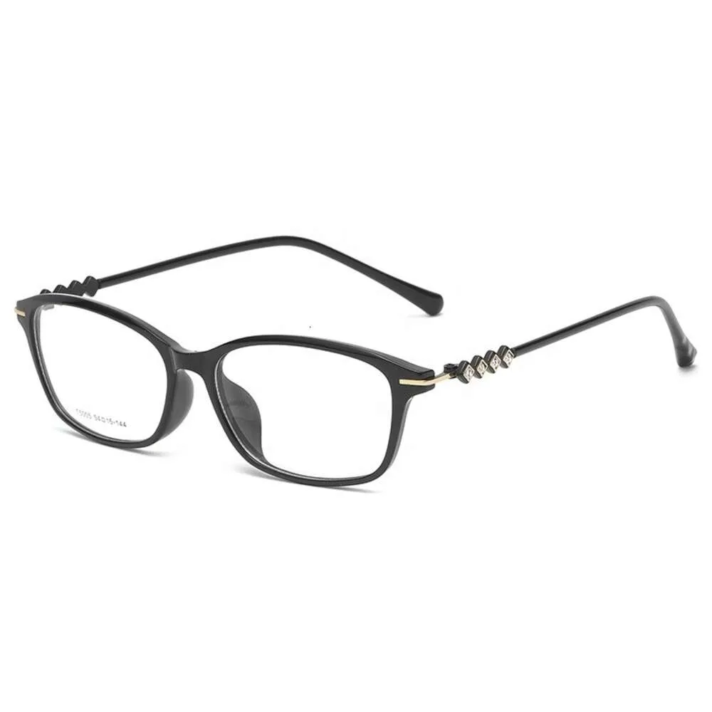 Tr5005 Jiuling lunettes nouveaux produits TR lunettes cadre optique Anti lumière bleue bloquant Rectangle noir lunettes unisexe