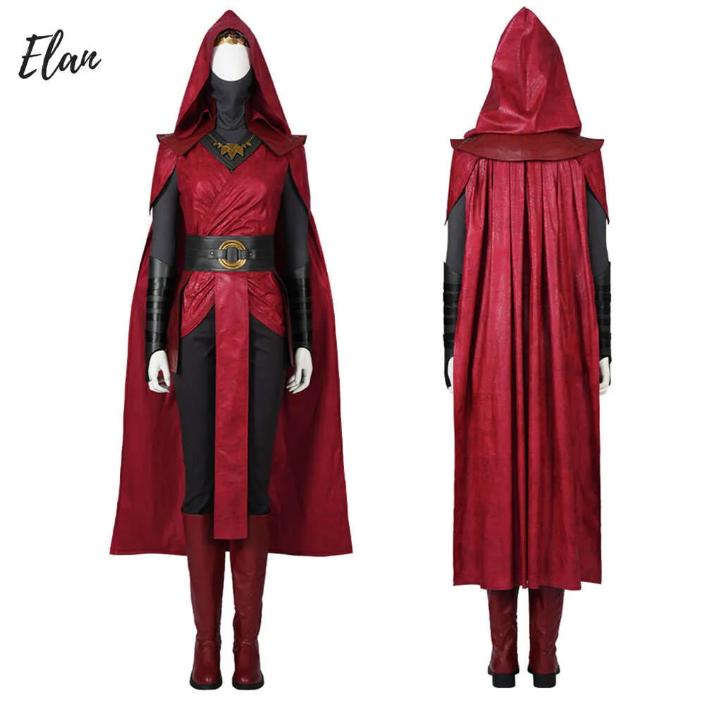 Przebranie Merrin Cosplay Costume Red Womman Merrin Sisters Costume Star Fancy Dress Night Battle Suit strój