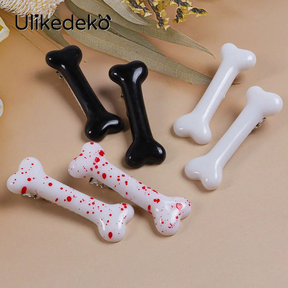 Cosplay Pcs Dog Bone Hair Clips Women Hairpin Gothic Style Accessories Girls Charm Lovely Barrettes Party Cosplay Propscosplay