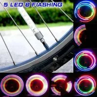 2014 free fireflys 5 led bike wheel lights Bicycle Flashligh...