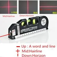 Multipurpose Level Laser Horizon Vertical Measure Tape Align...