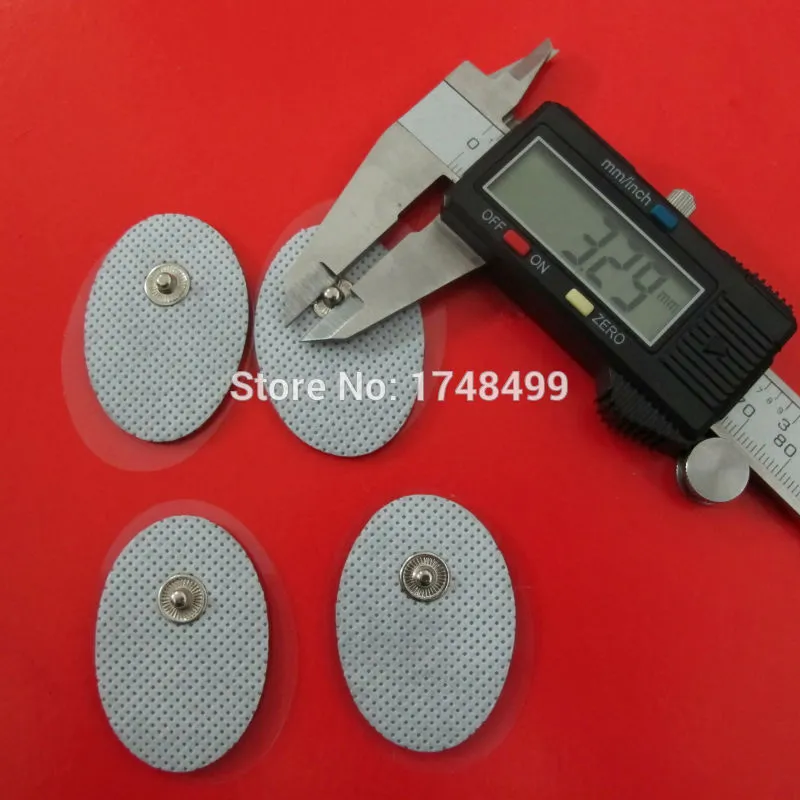 3*4CM Small Massage Pads Thick Electrodes OVAL Pads For Digital