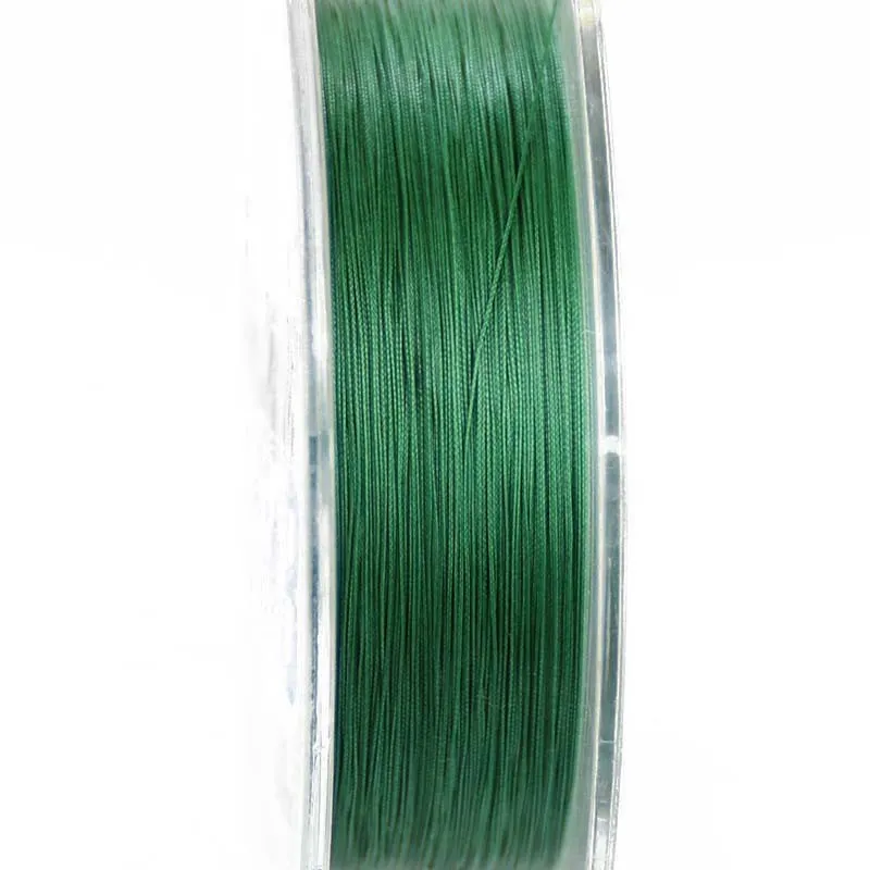 Super Strong 8 strand pe braided fishing line 100m moss green #0.4-#10 braided fishing line 15Lb 30LB braided line for fishing (8)