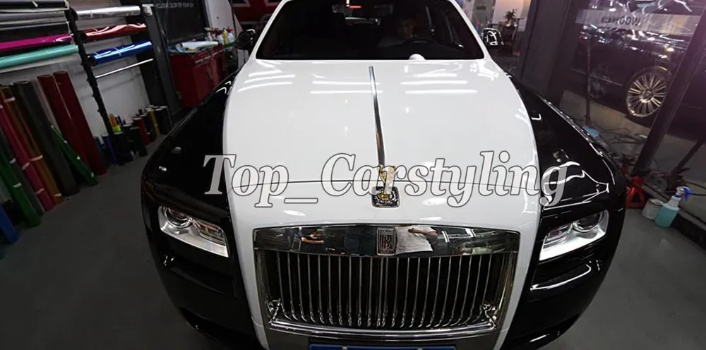 glossy white vinyl car wrapping piano ultra gloss shiny  hexis arlon car wrapping film foile (4)