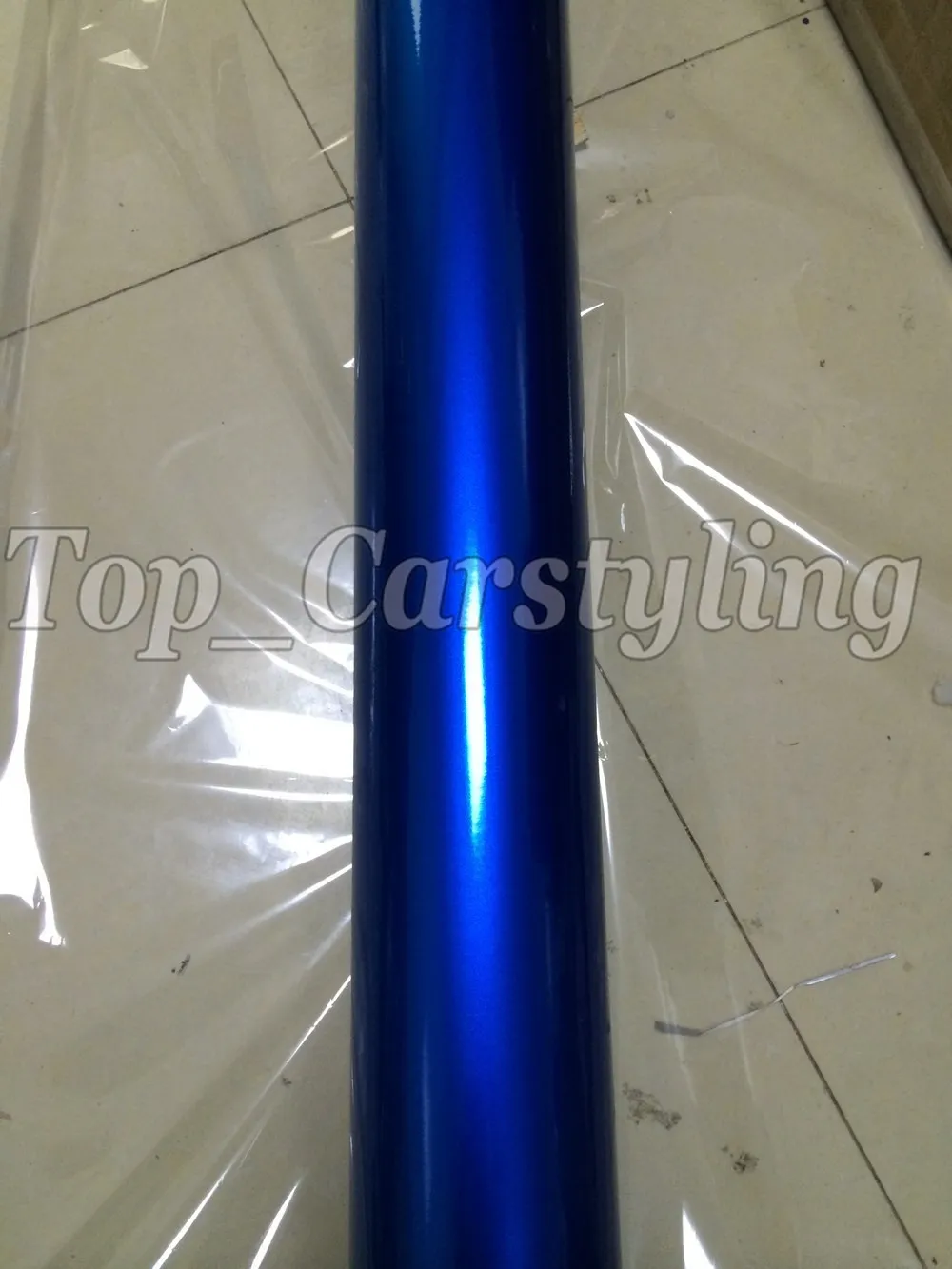 candy glossy blue metallic deep blue Shiny Car wrapping film (5)