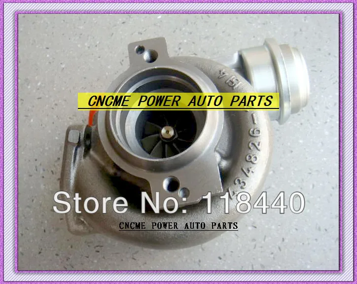 - TURBO GT2256V 704361-5006S 704361-0005 Turbine Turbocharger BMW 330D E46 X5 E53 3.0D 1999-2003 Engine M57 D30 3.0L 184HP (3)