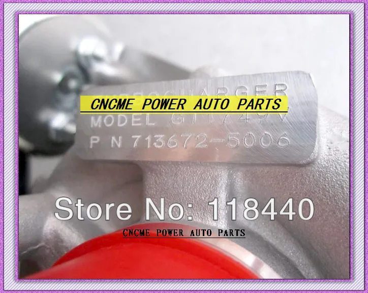 GT1749V 713672 713672-5006S Turbo Turbine Turbocharger for VW Golf GLS GL 1999-2003 Jetta TDI 2002-2004 Beetle 2004 Engine AHF ALH AUY PDUI 1.9L TDI (6)