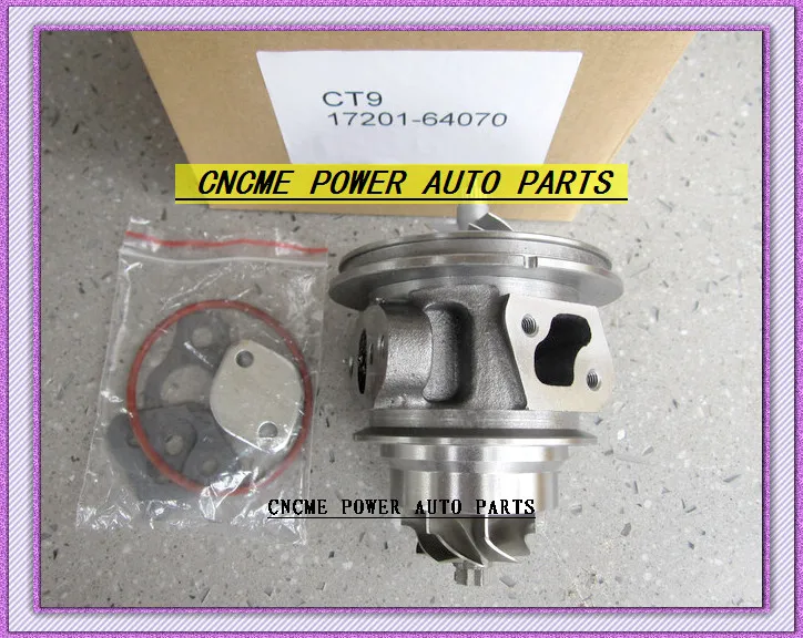 CT9 17201-64070 Turbocharger Core Turbo Cartridge CHRA For  Camry Estima Lite TownAce Vista Engine 3CT 3C-T 2.2L 90HP (1)