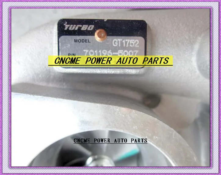 TURBO GT1752S 701196 5007S 701196 0001 701196 14411 VB300 ...