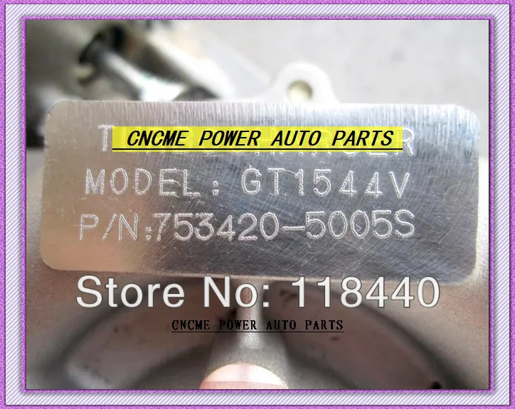 GT1544V 753420-5005S 753420 BMW Mini Cooper FORD Focus Gmax Picasso CITROEN Peugeot 307 407 MAZDA Mondeo S40 V50 1.6 TDCi DV6TED4 turbocharger (6)