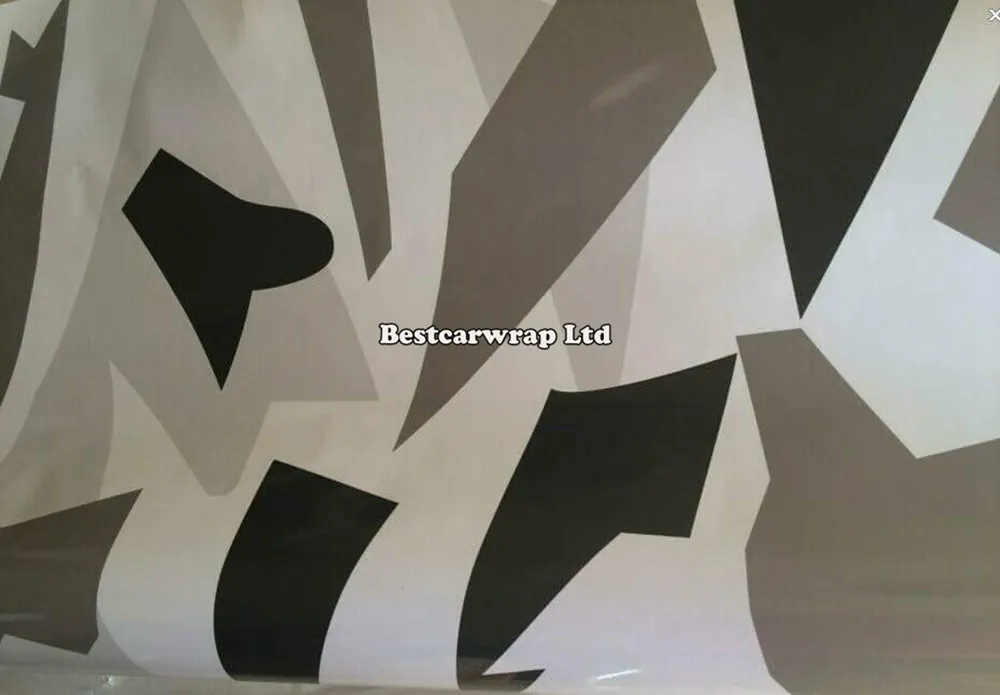 Arctic camo vinyl camouflage car wrapping film Foile (5)