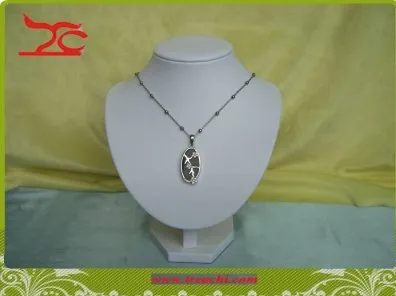 wholesale promotion Jewelry display necklace neckform bust torso White PU