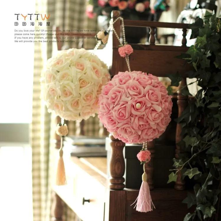 Rustic Home Decoration Flower Ball Decoration Hangings Diameter 20cm
