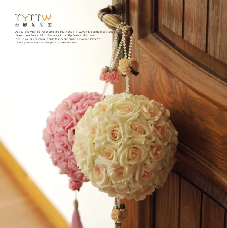 Rustic Home Decoration Flower Ball Decoration Hangings Diameter 20cm