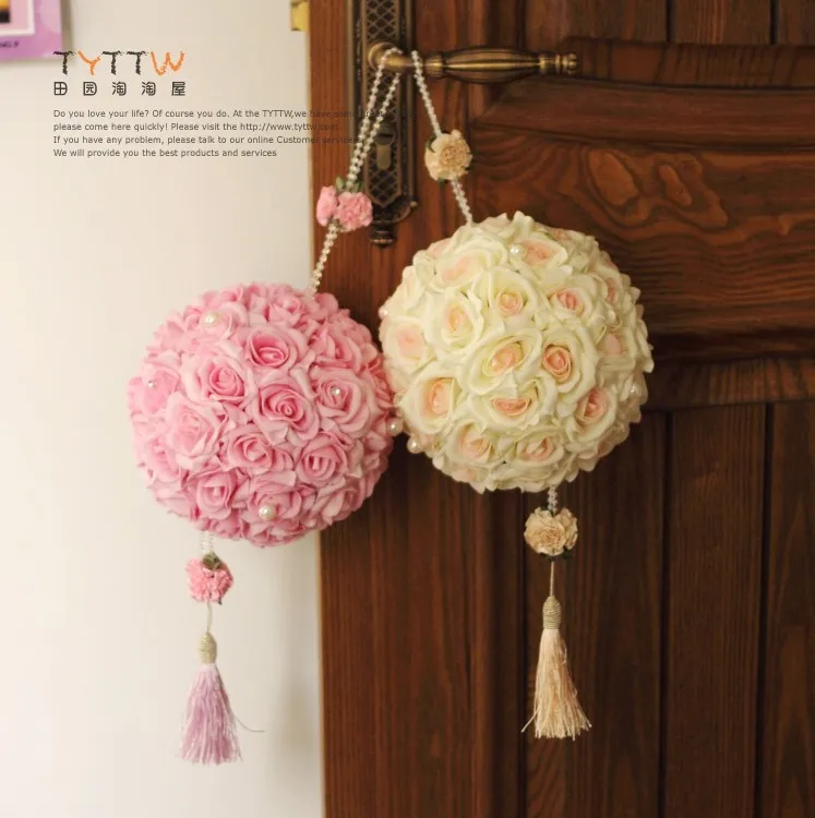 Rustic Home Decoration Flower Ball Decoration Hangings Diameter 20cm