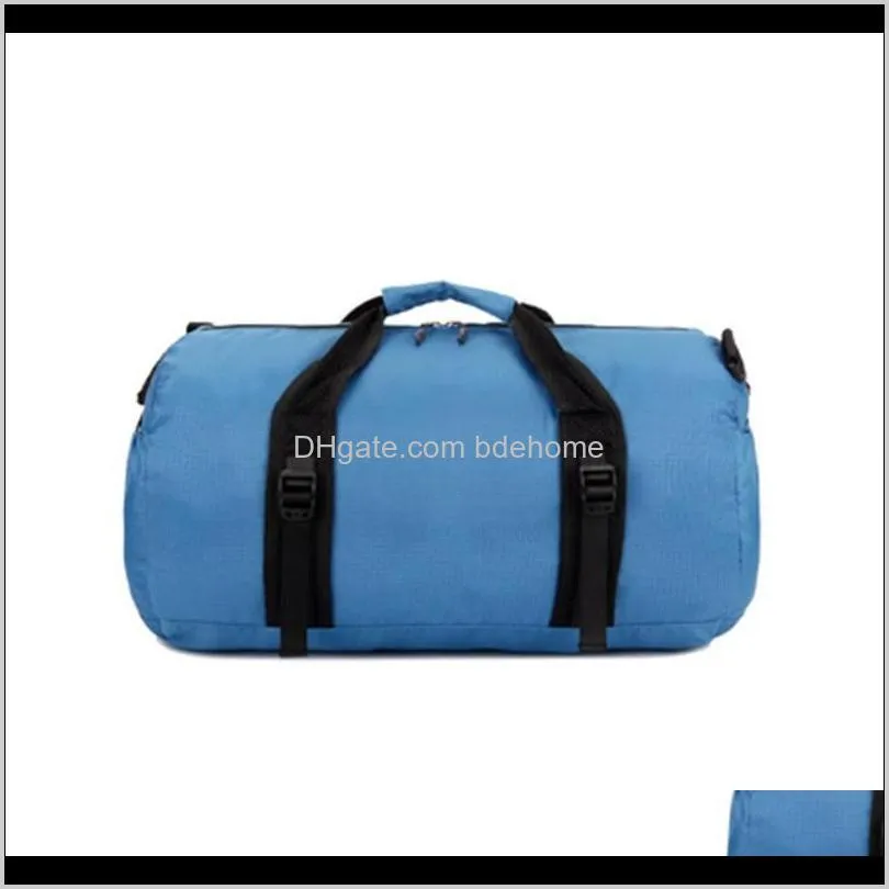 big capacity unisex waterproof nylon outdoor travel duffle sport handbag single shoulder fitness bags gym bag sports