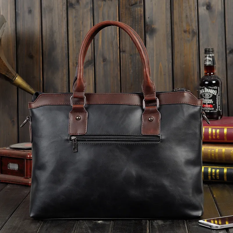 Men Genuine Leather Briefcase Backpack Brand Designer Handbag Crossbody Messenger Shoulder Business Bags Laptop Portfolio Attache Case Tote