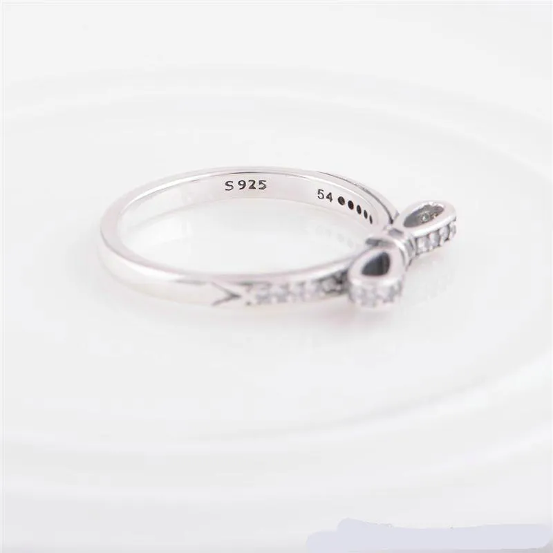 ladies silver rings crown silver jewelry S925 sterling silver fits for original style for women girl brand quality 190906CZ