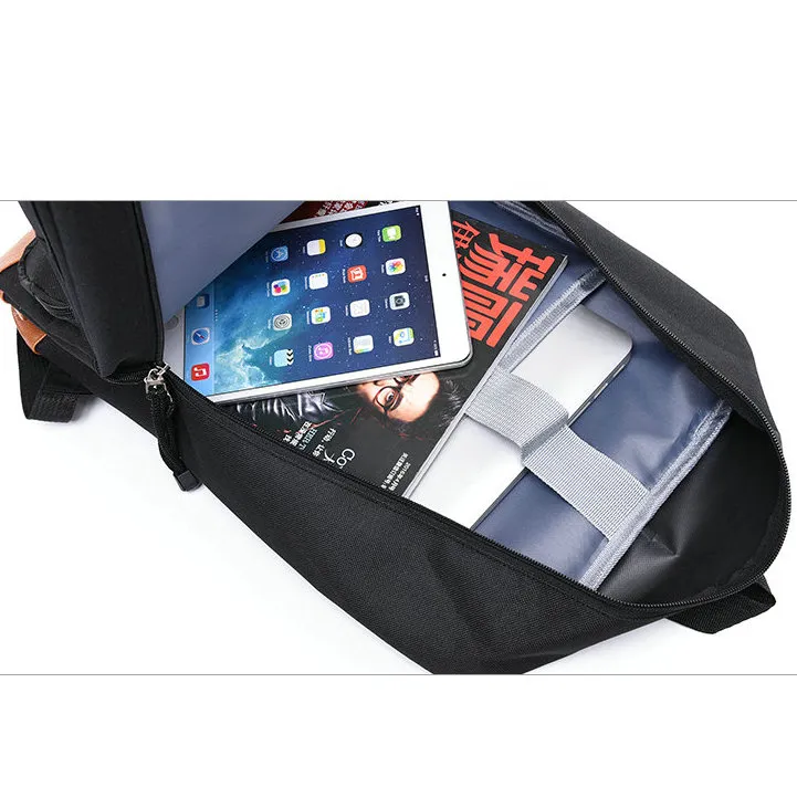  backpack Freestyle daypack Hip hop music schoolbag Laptop rucksack Canvas school bag Outdoor day pack