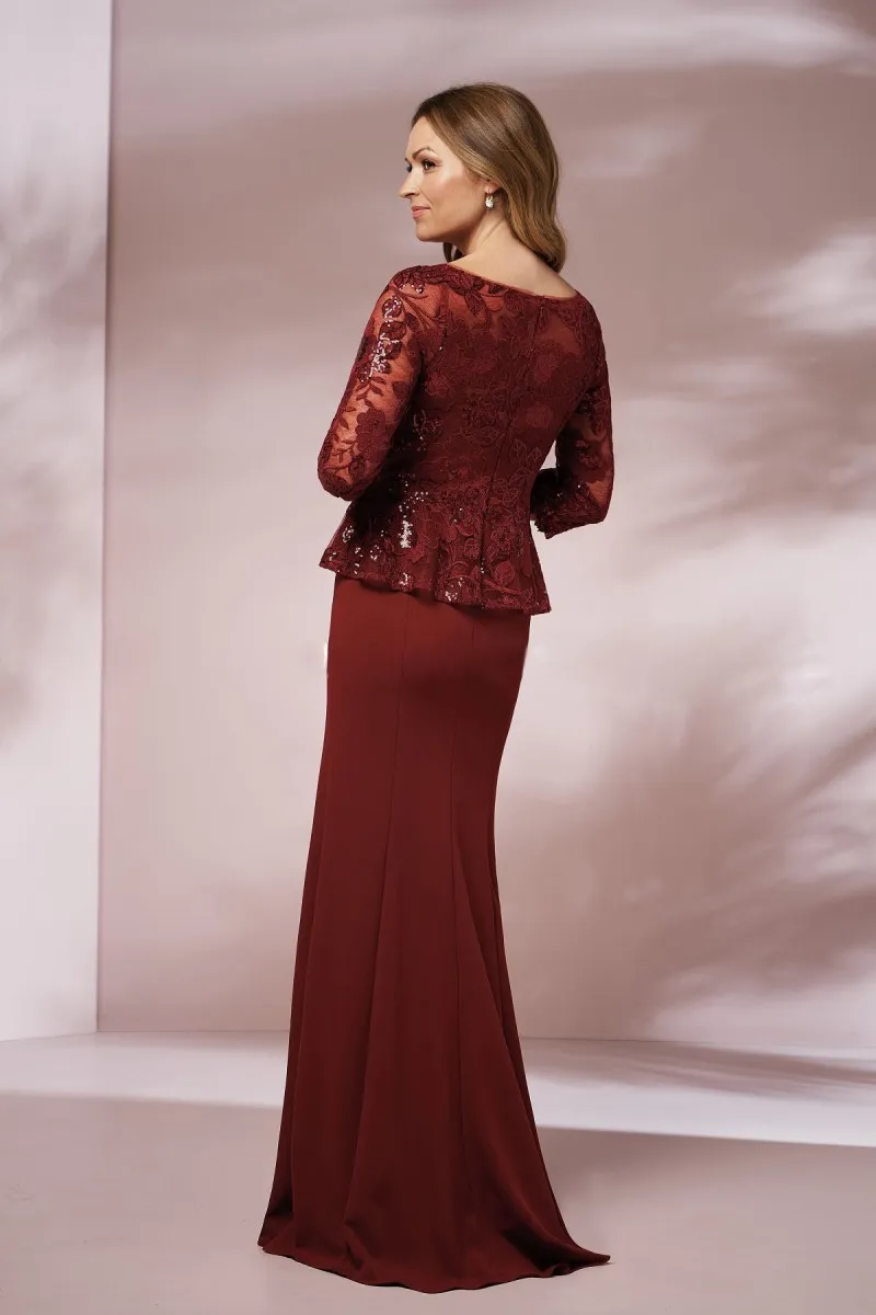 men's burgundy dress pants Burgundy Satin and Lace Long Sleeves Party Dress, Burgundy Evening Dre –  Formaldressy