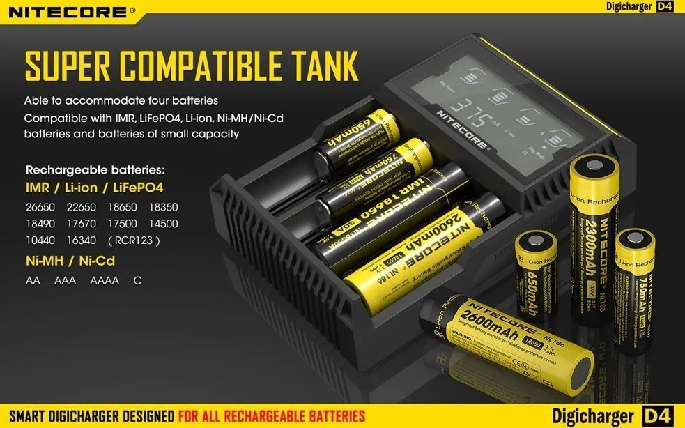 Nitecore d4 схема