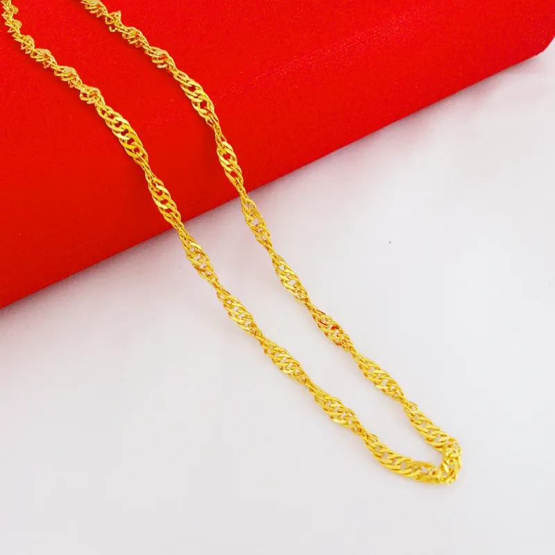 14k Gold Filled Necklace Wholesale Chain Jewelry With 2.5mm Width, 48cm