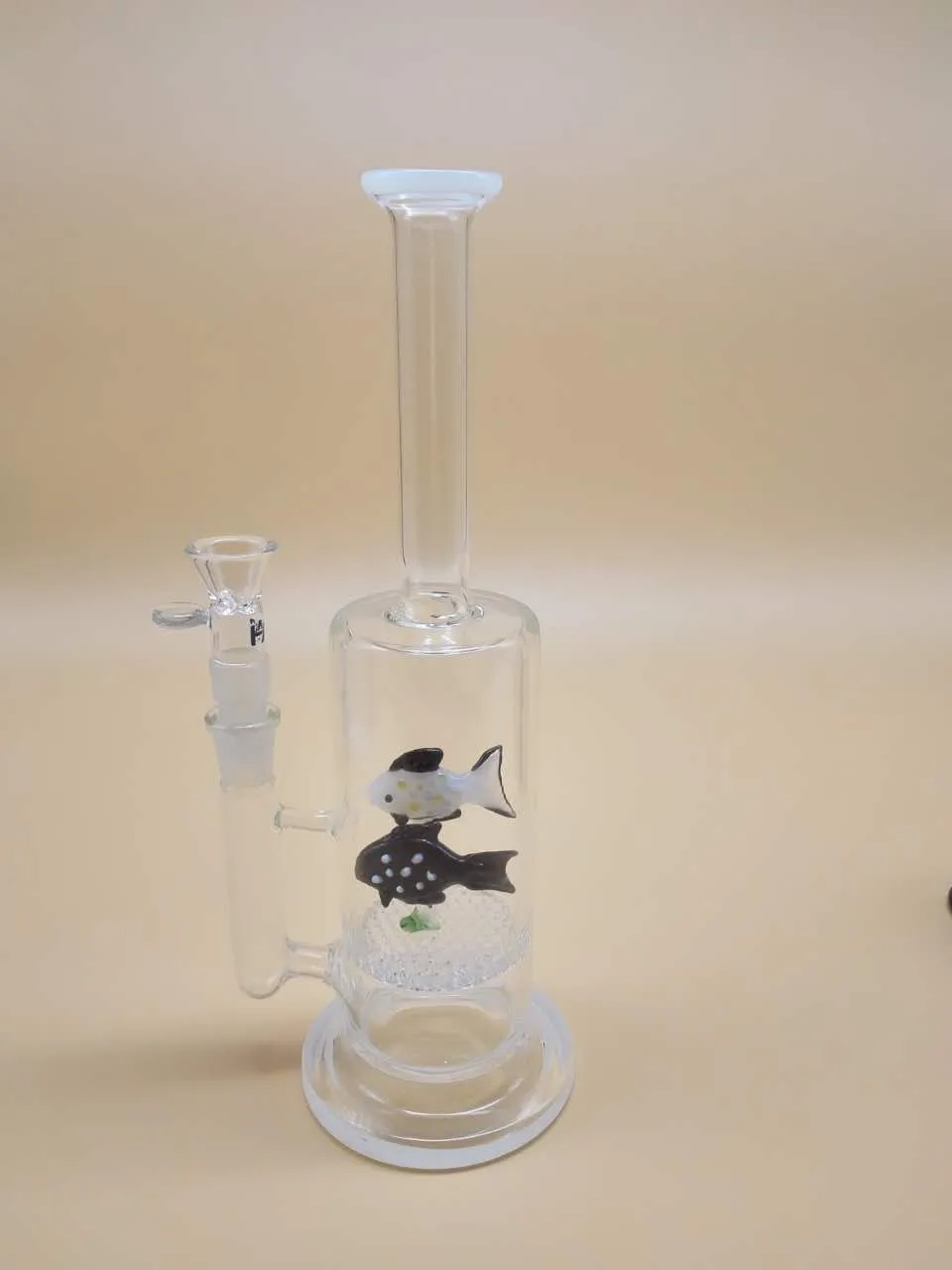 h: 32 cm bong en verre conduites d'eau en verre bongs en verre avec joint de 14 mm blanc livraison gratuite